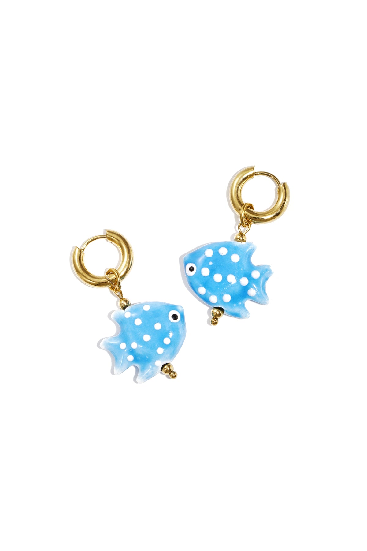 Ocean Fish Charm Earrings Eloise Closet Jewelry