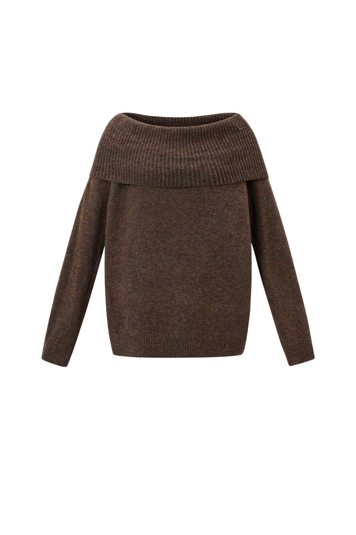 Elegant Off-Shoulder Knit Sweater Eloise Closet