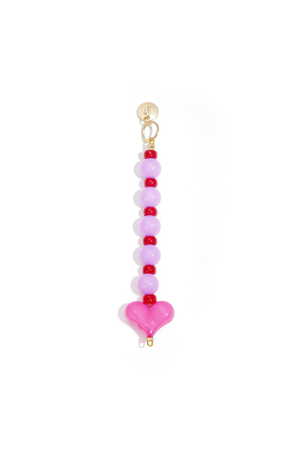 Heart Bead Bag Charm Eloise Closet Jewelry