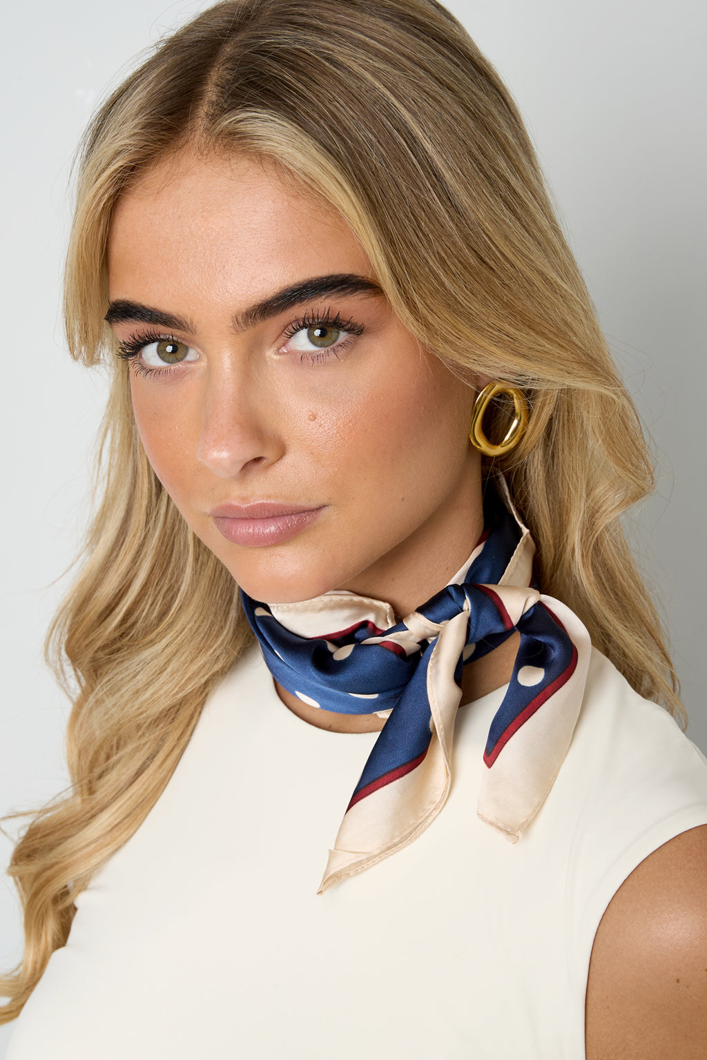 Playful Polka Summer Scarf Eloise Closet