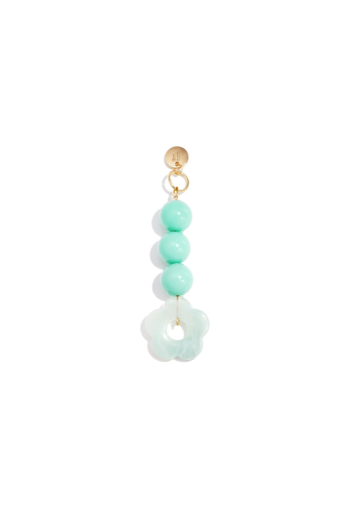 Floral Bead Bag Charm Eloise Closet Jewelry