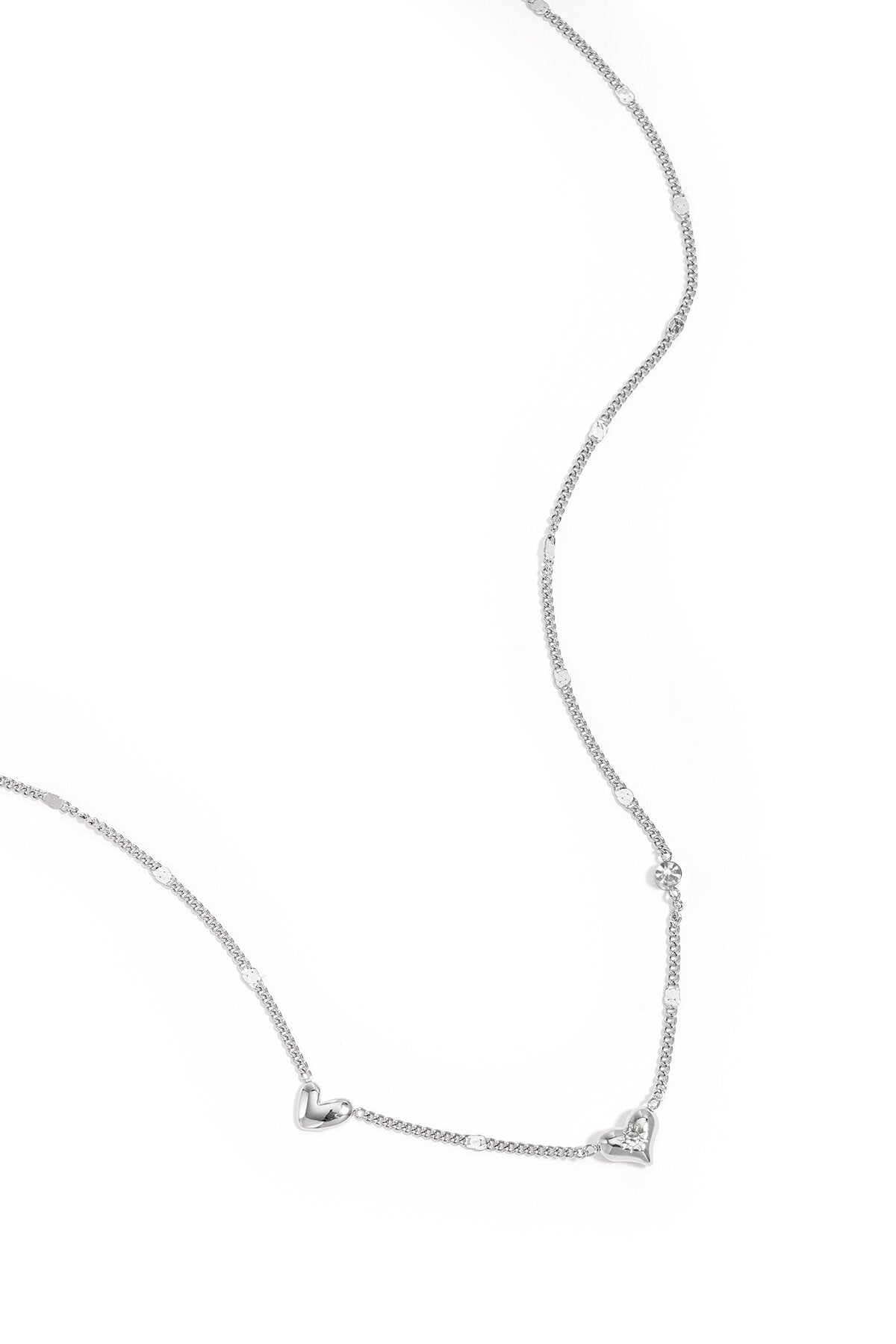 Summer Crystal Heart Necklace Eloise Closet Jewelry