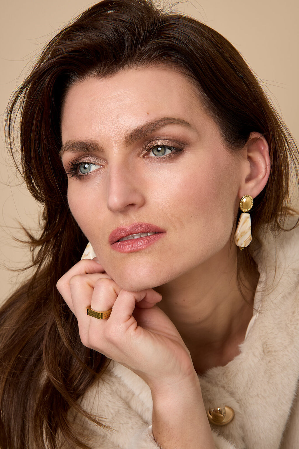 Natural Stone Look Earrings Eloise Closet Jewelry