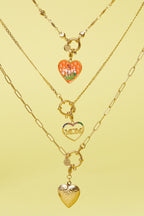 Mom Heart Charm Pendant