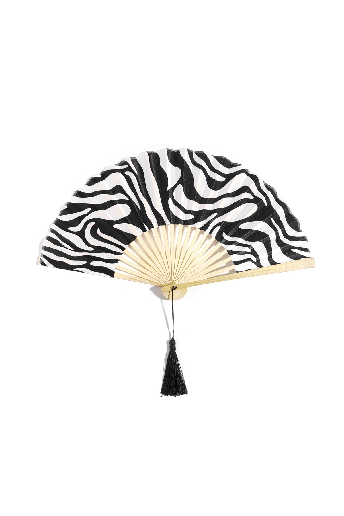 Zebra Print Folding Fan Eloise Closet