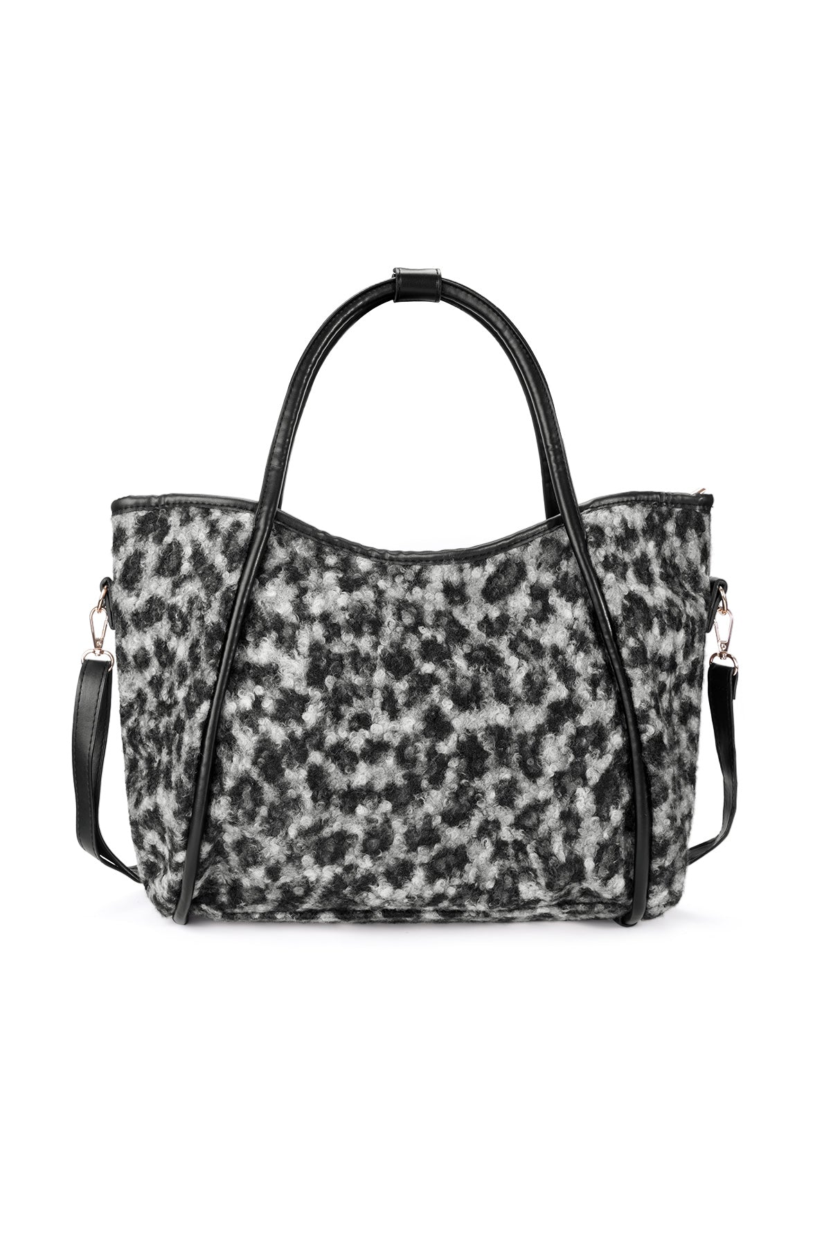 Leopard Print Cotton Tote – Bold Style for Your Daily Hustle
