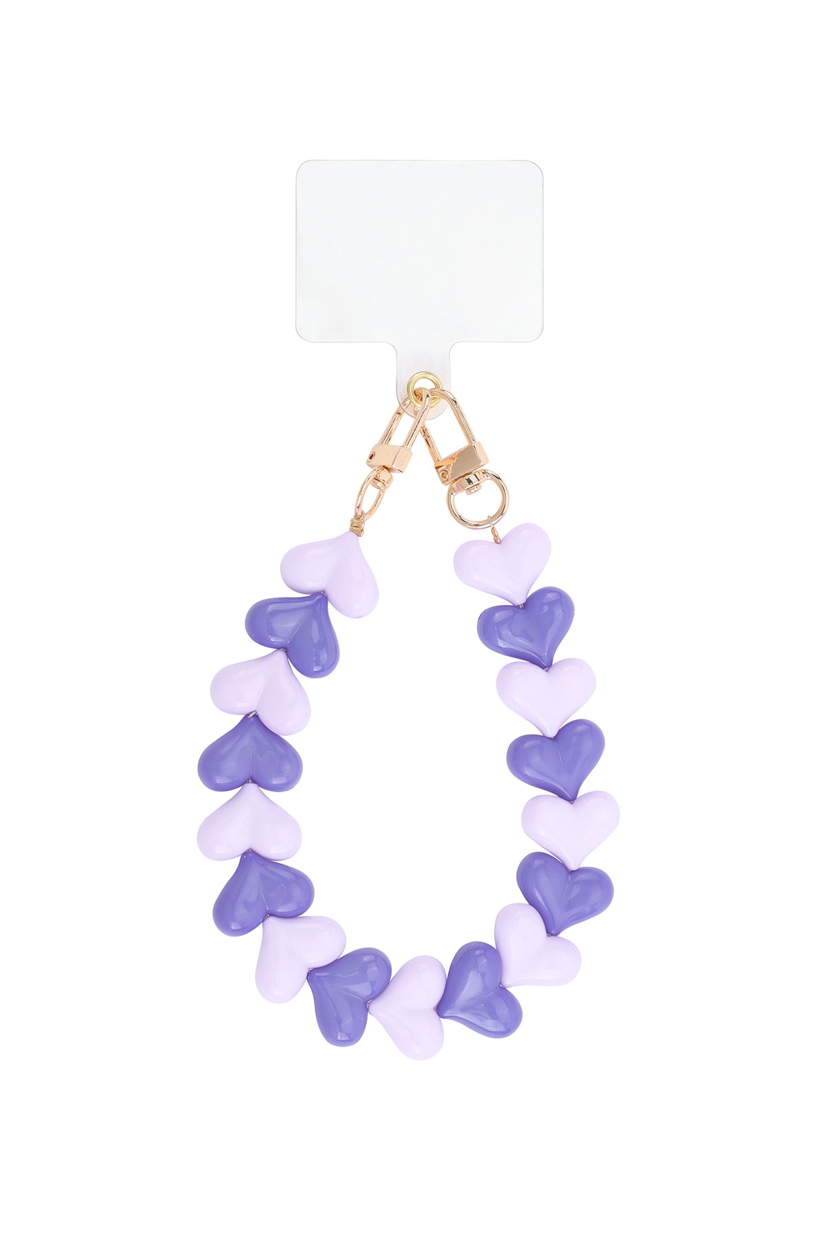 Double Heart Phone Cord Eloise Closet Jewelry