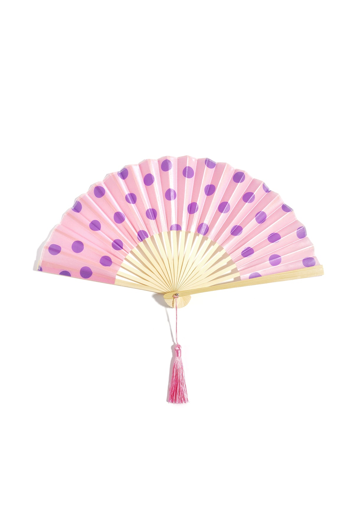Polka Dot Folding Fan Eloise Closet