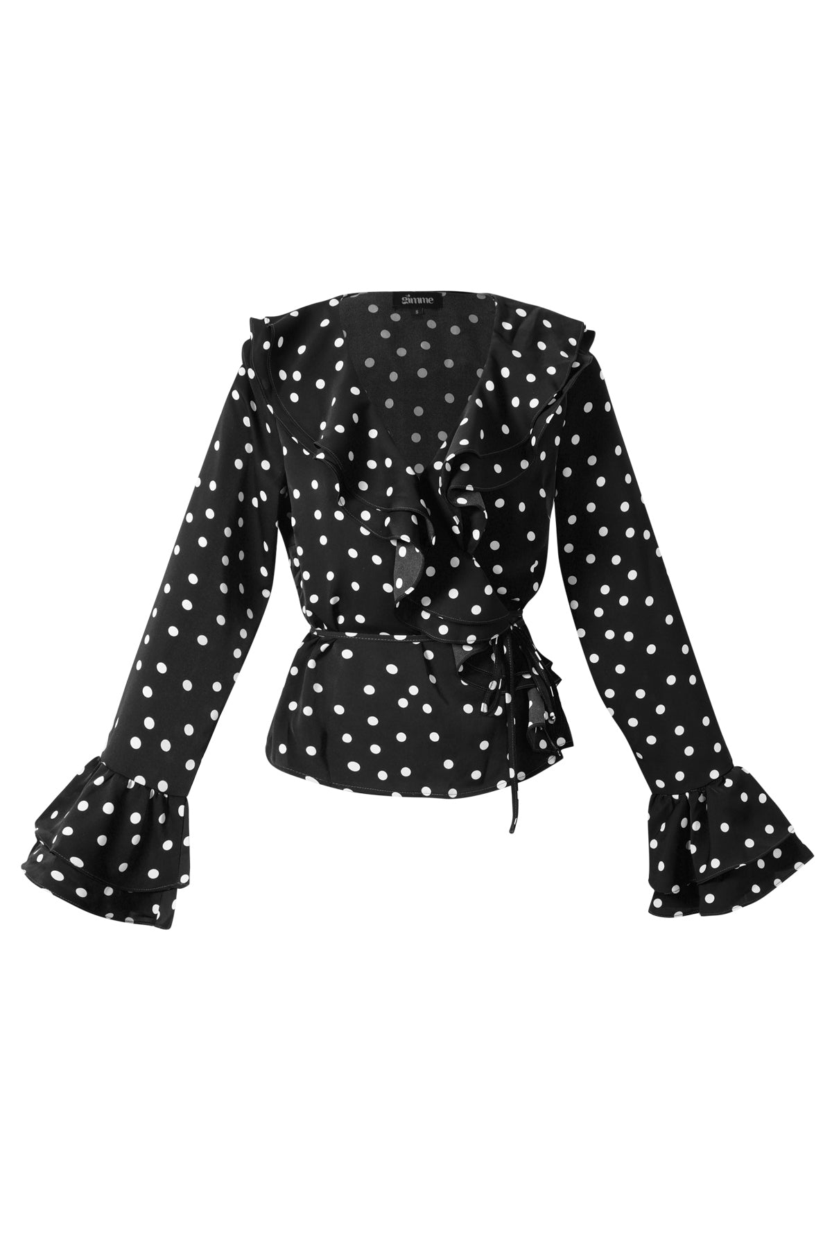 Eloise Closet Blouse Elegant Polka Dots 