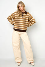 Eloise Closet Striped Knitted Polo – The Ultimate Essential