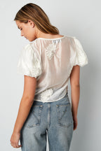 Summer Bohemian Bow Top Eloise Closet