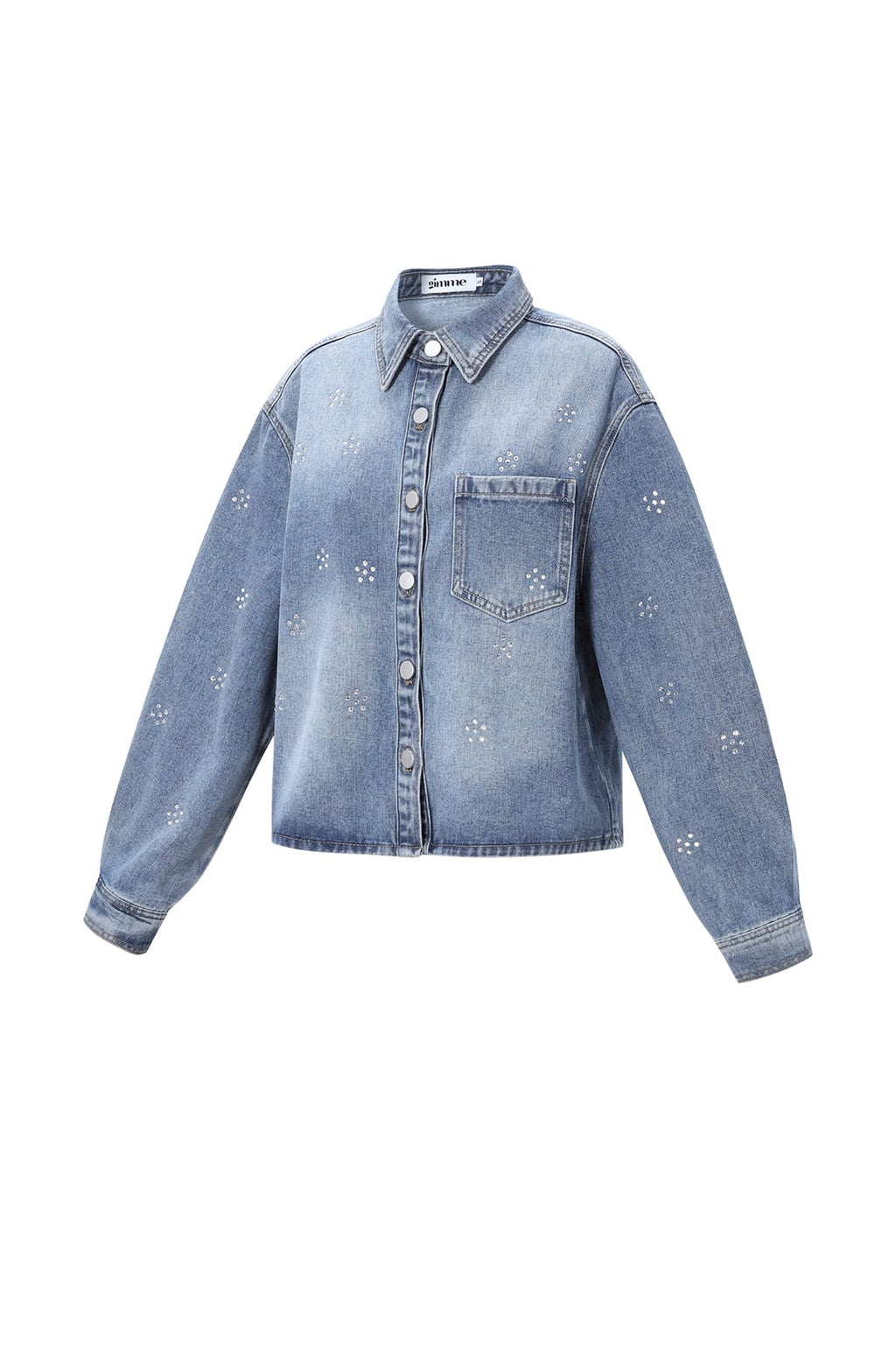 Eloise Closet Strass Denim Jacket