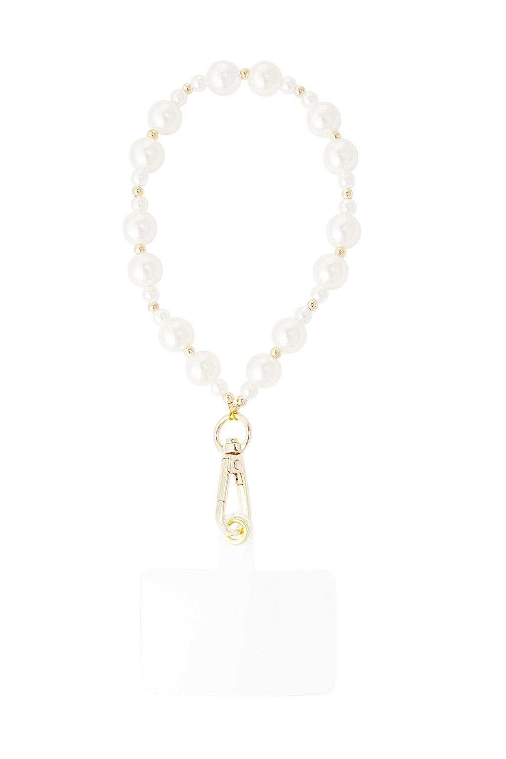 Golden Pearl Phone Cord Eloise Closet Jewelry