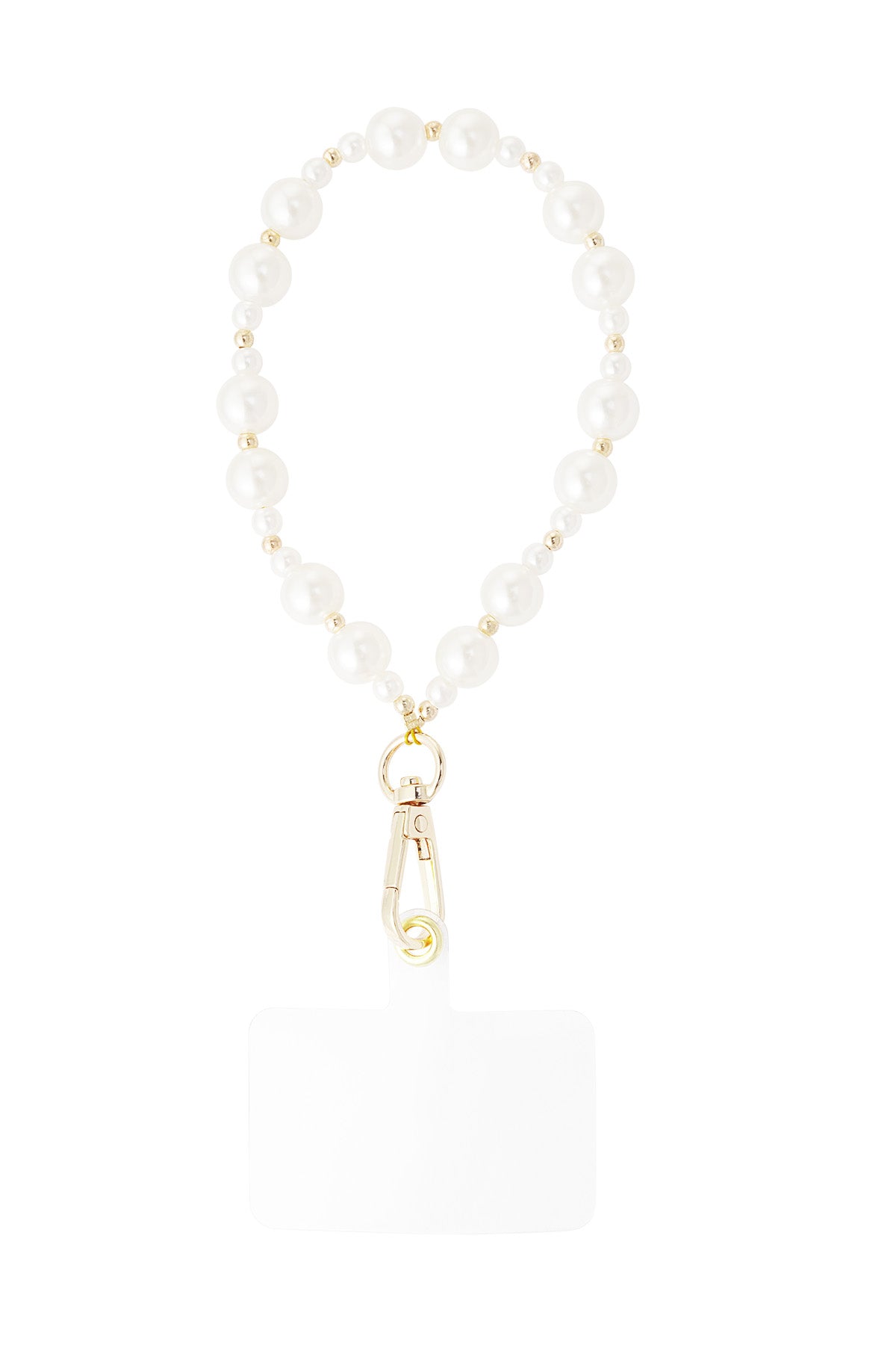 Golden Pearl Phone Cord Eloise Closet Jewelry