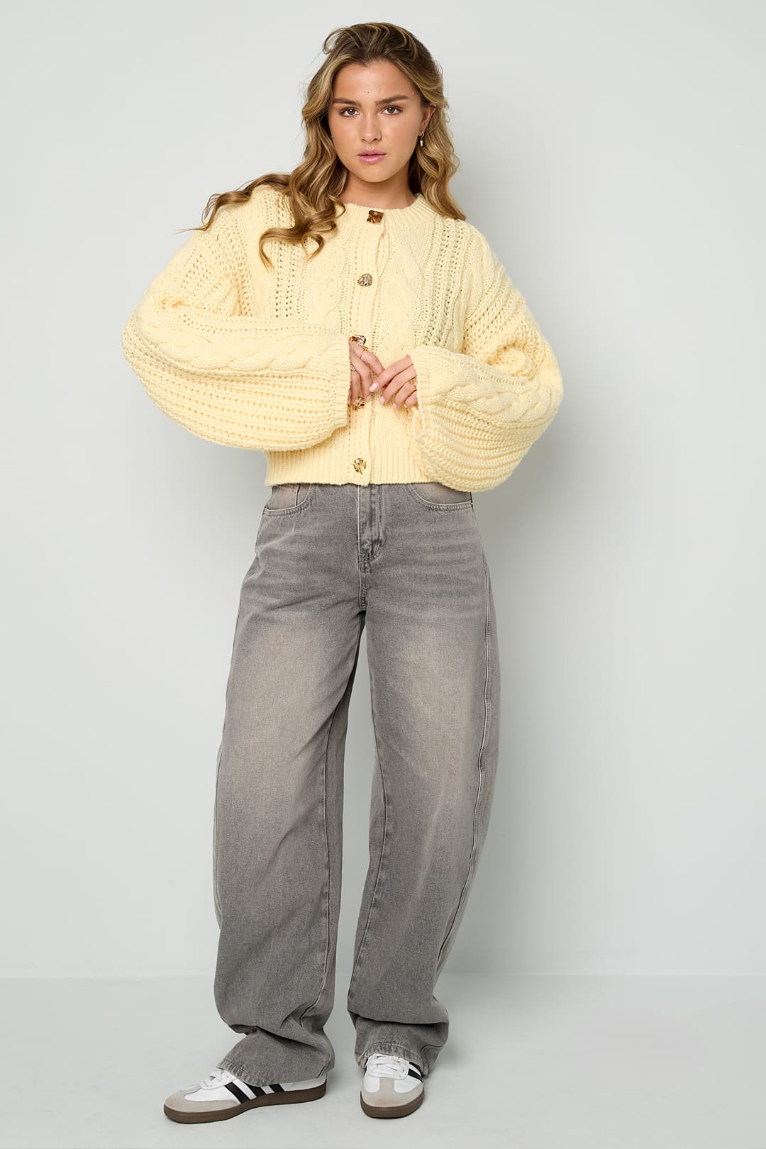 Eloise Closet Cable Knit Cardigan