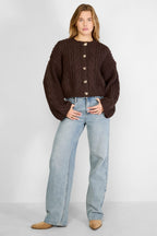 Eloise Closet Cable Knit Cardigan