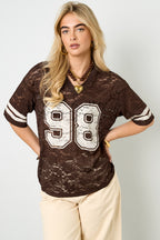 Eloise Closet Sporty Color Clash T-Shirt