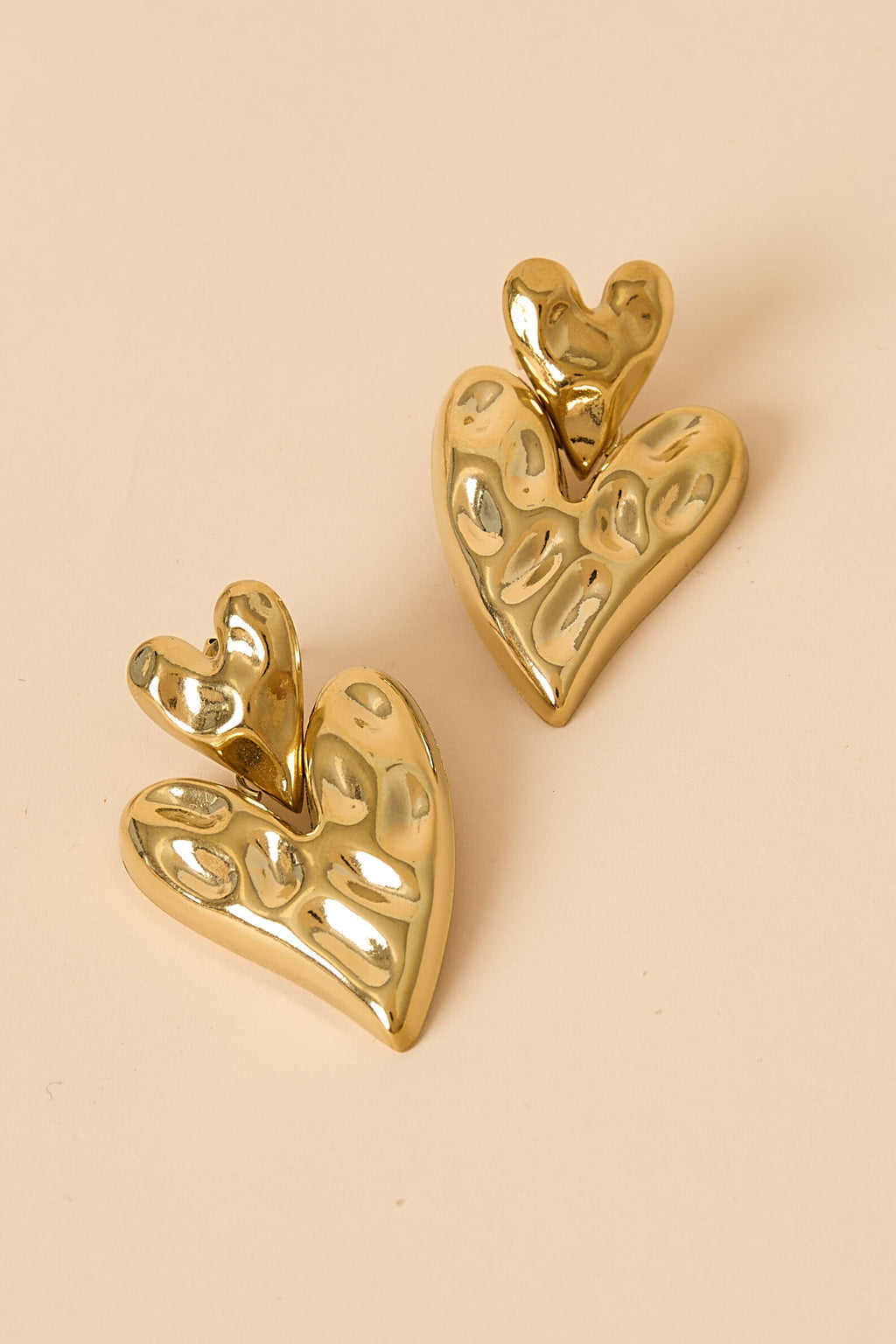 Stacked Heart Earrings Eloise Closet Jewelry