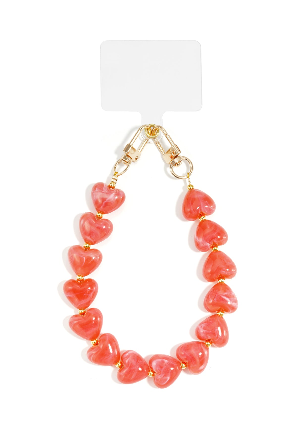Beaded Heart Phone Cord Eloise Closet Jewelry