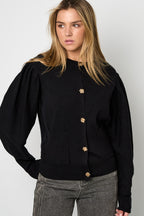 Eloise Closet Viscose Knit Cardigan Casual Solid Color