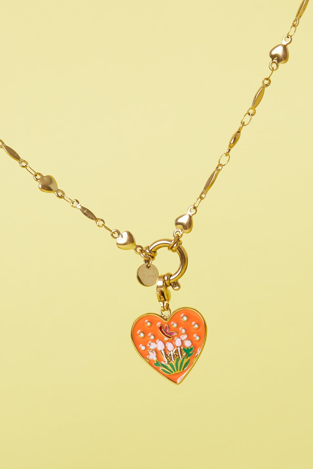 Tulip Heart Charm Eloise Closet