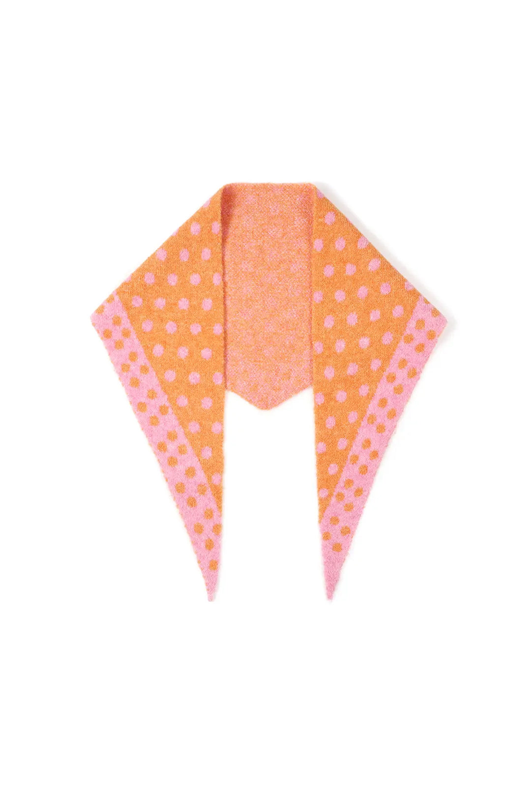 Fine Polka Dot Triangle Scarf Eloise Closet
