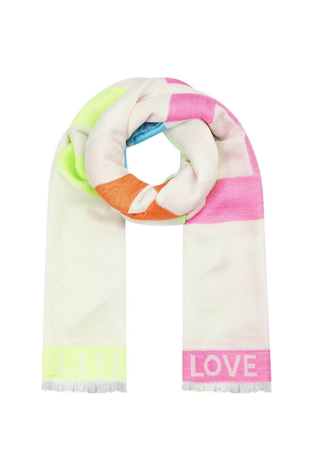 Neon Summer Scarf Eloise Closet