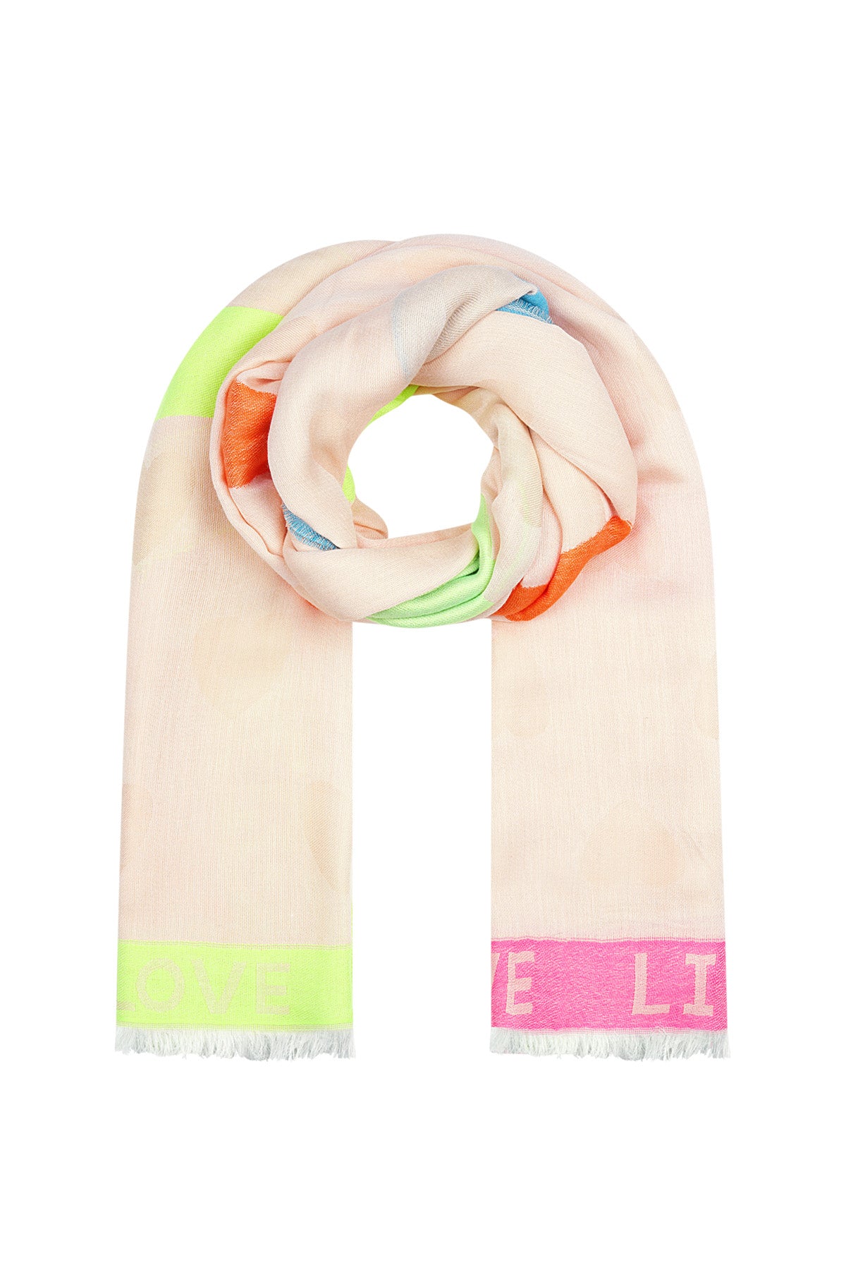 Neon Summer Scarf Eloise Closet