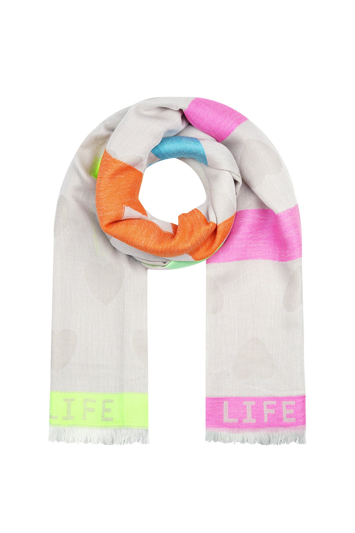 Neon Summer Scarf Eloise Closet