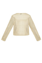 Eloise Closet Crochet Open Front Cardigan