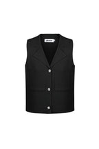 Silky Button V-Neck Top Eloise Closet