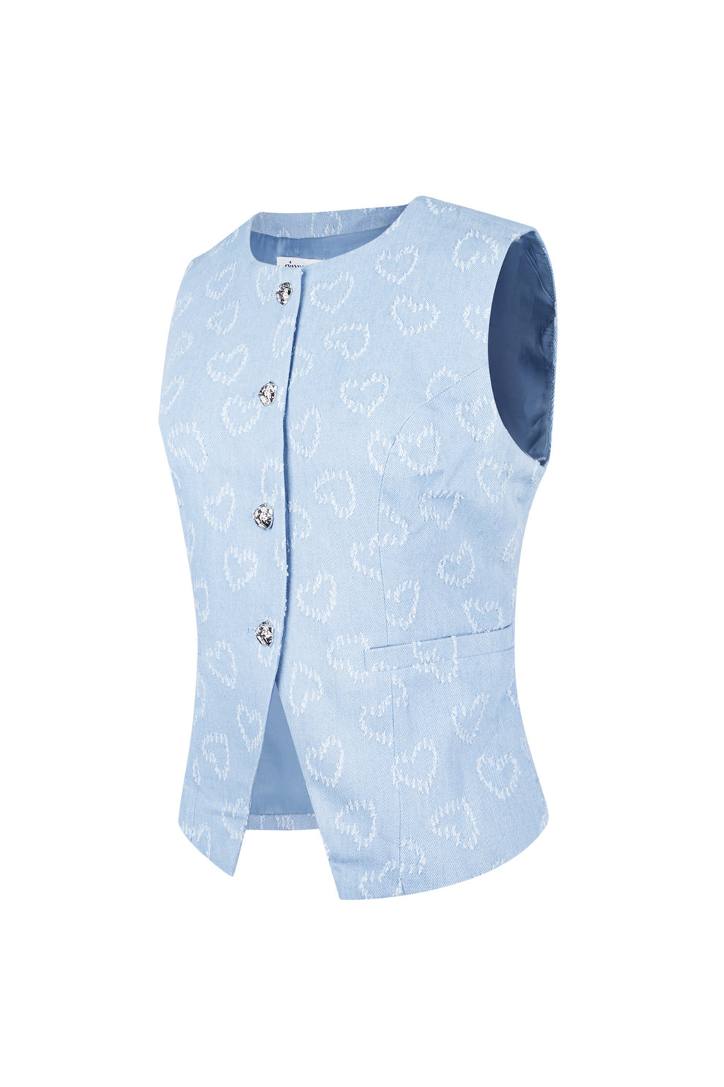 Heartline Button Top Eloise Closet Sleeveless