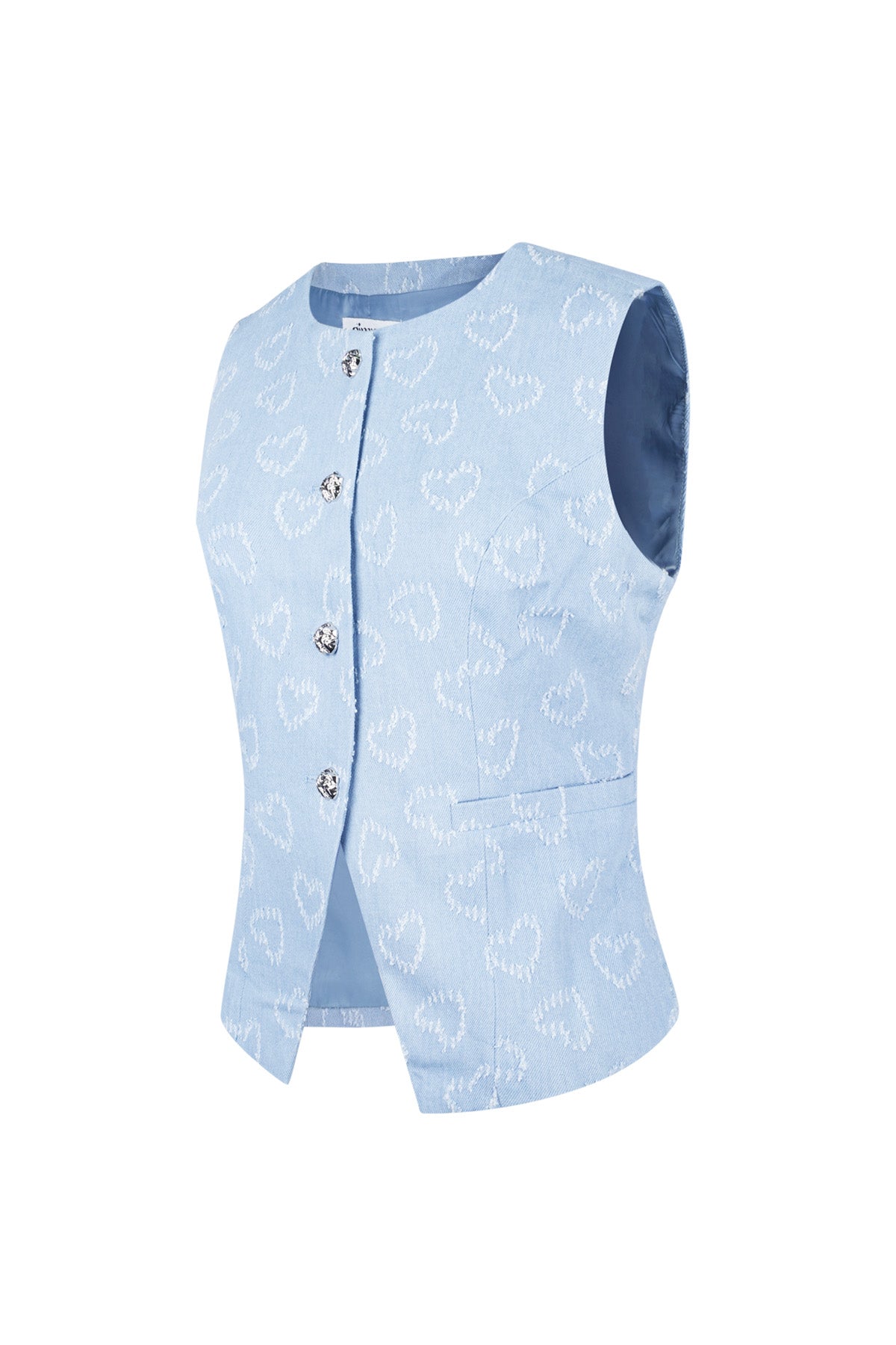 Heartline Button Top Eloise Closet Sleeveless