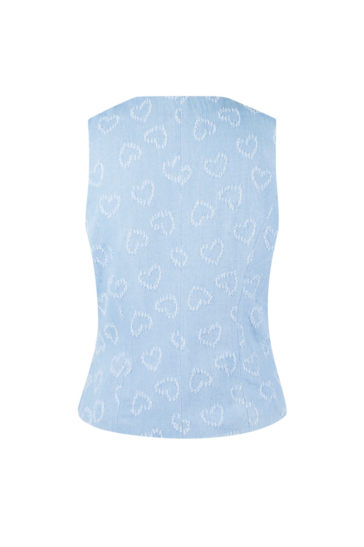 Heartline Button Top Eloise Closet Sleeveless