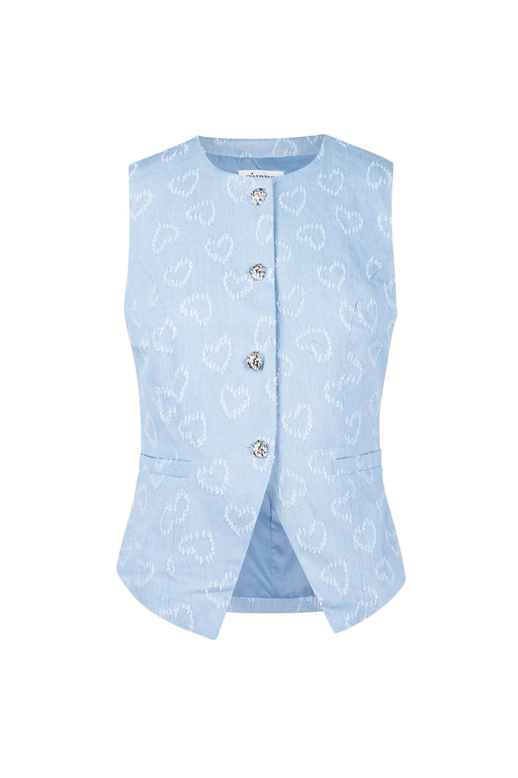 Heartline Button Top Eloise Closet Sleeveless