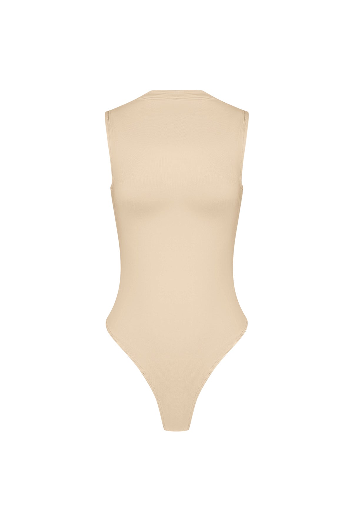 Elosie Closet Stretch Knit Women's Bodysuit High Neck Minimalist Design