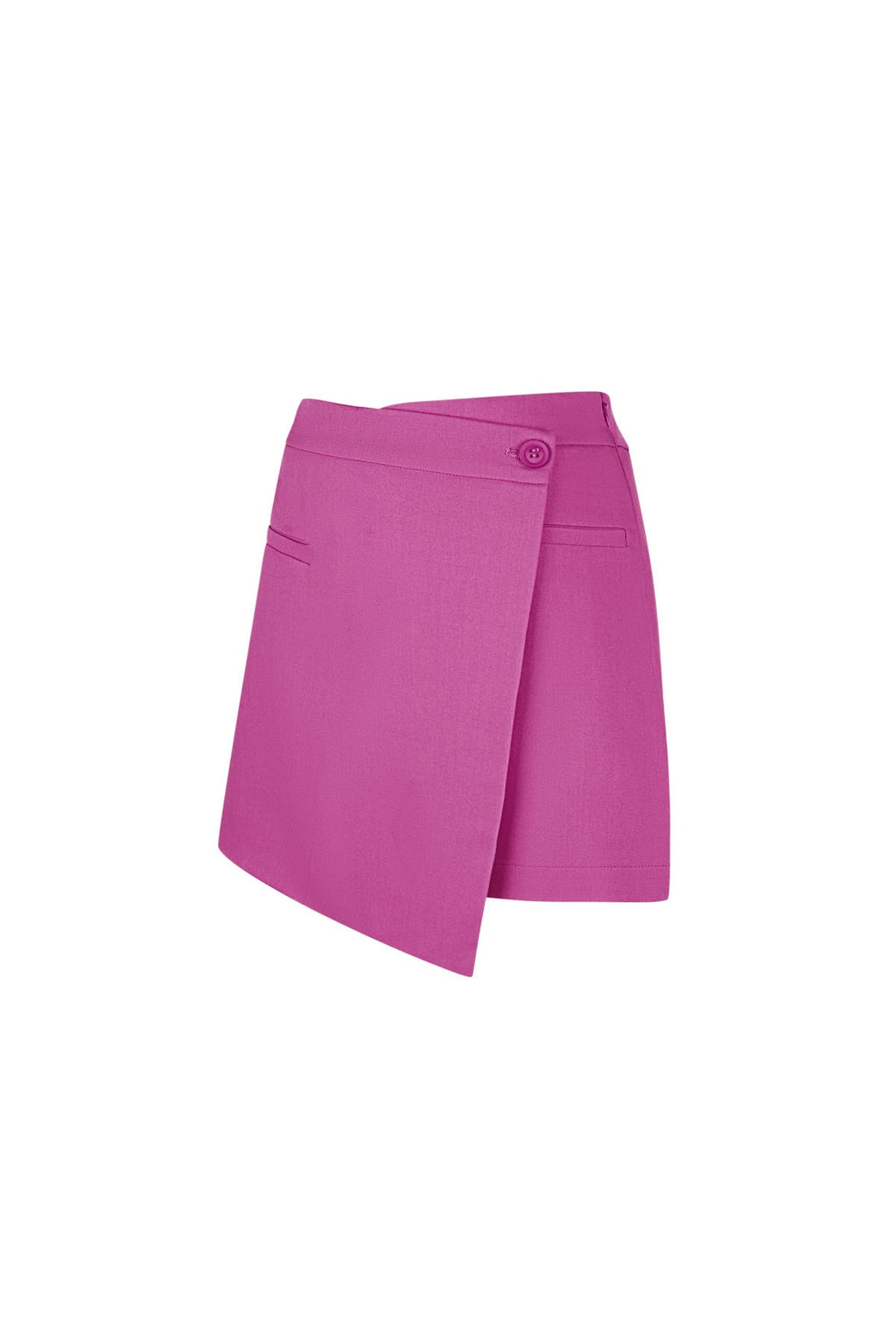 Eloise Closet Asymmetric Wrap Mini Skirt