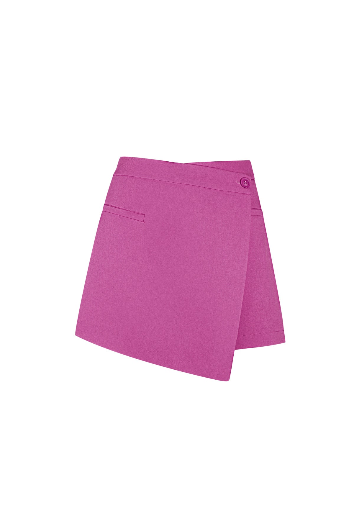 Eloise Closet Asymmetric Wrap Mini Skirt