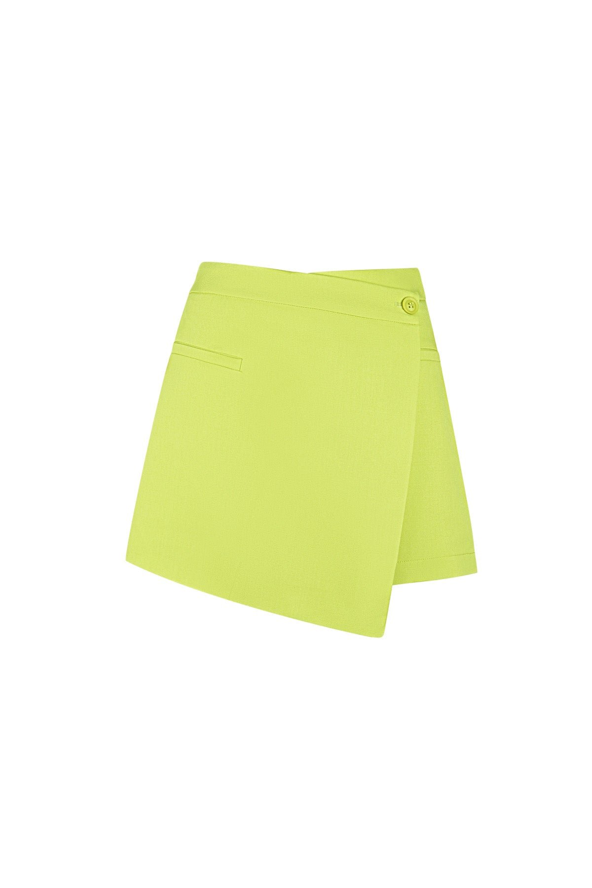 Eloise Closet Asymmetric Wrap Mini Skirt