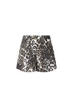 Eloise Closet Cotton Shorts Leopard Print High Waist