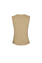 Tailored Button-Down Sleeveless Top Eloise Closet