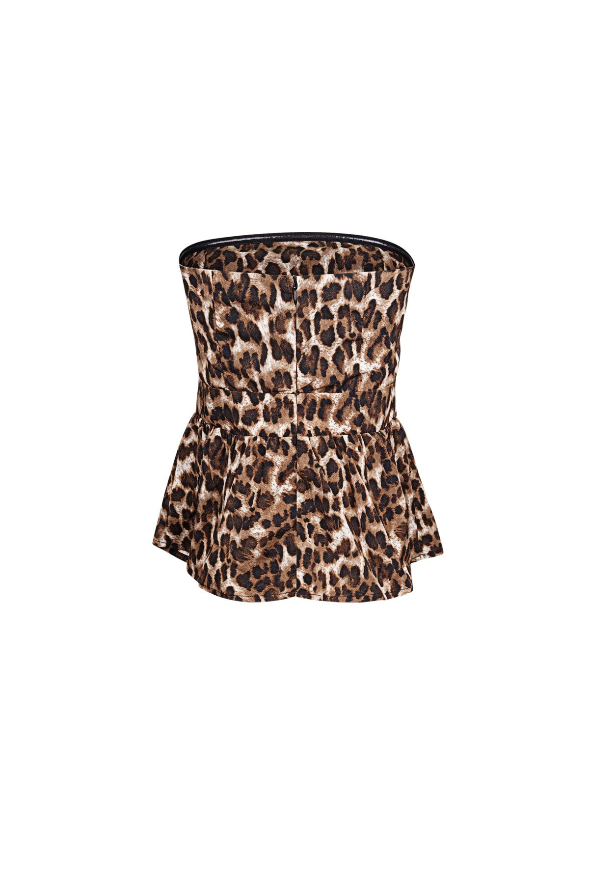 Wild Peplum Tube Top Eloise Closet