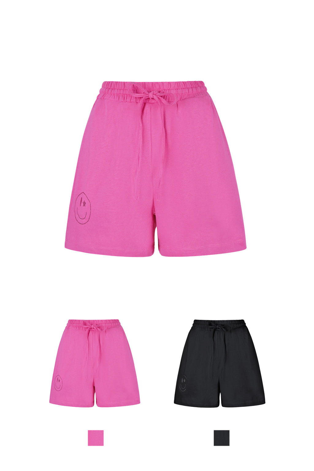 Eloise Closet Cotton Drawstring Casual Shorts