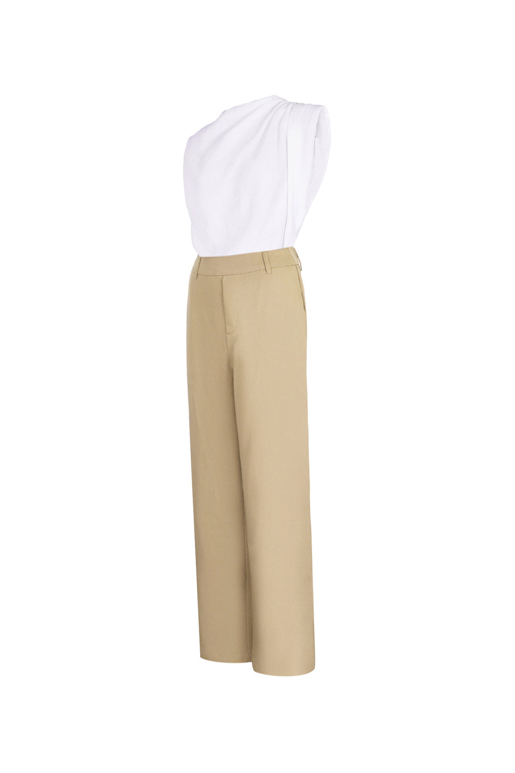 Eloise Closet  Wide-Leg Cotton Blend Jumpsuit