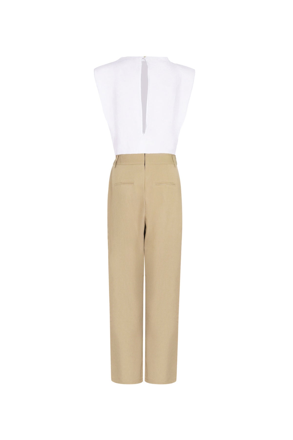Eloise Closet  Wide-Leg Cotton Blend Jumpsuit