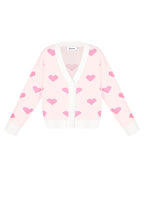 Eloise Closet Your Heart Knit Cardigan Viscose 