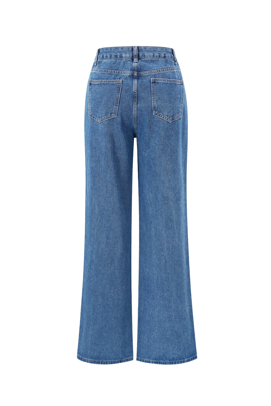 Eloise Closet Heart Embroidery Straight-Leg Denim – Playful & Polished