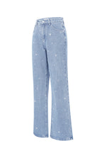 Eloise Closet Heart Embroidery Straight-Leg Denim – Playful & Polished