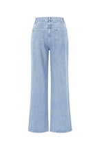Eloise Closet Heart Embroidery Straight-Leg Denim – Playful & Polished