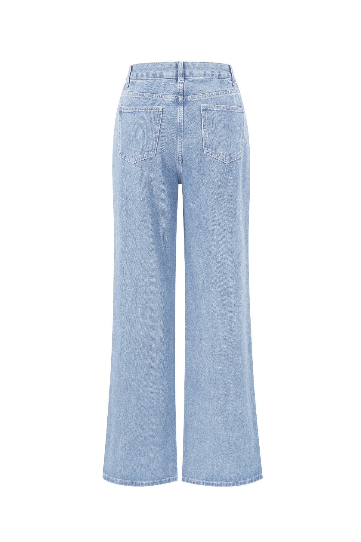 Eloise Closet Heart Embroidery Straight-Leg Denim – Playful & Polished